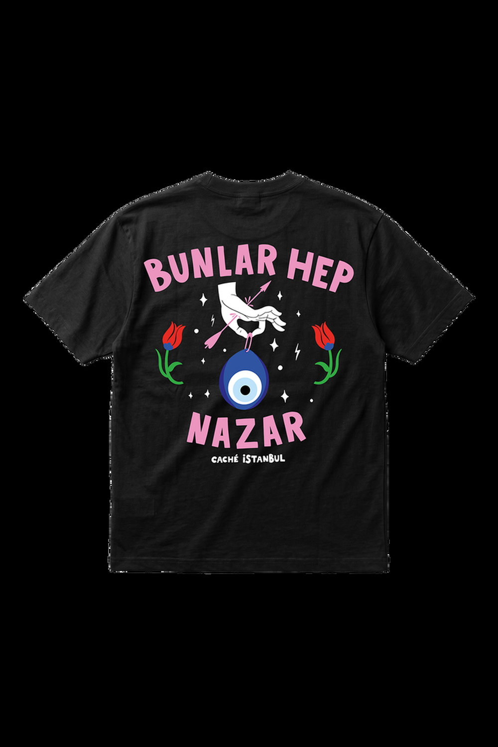 Bunlar Hep Nazar Unisex Oversize Tshirt - 0