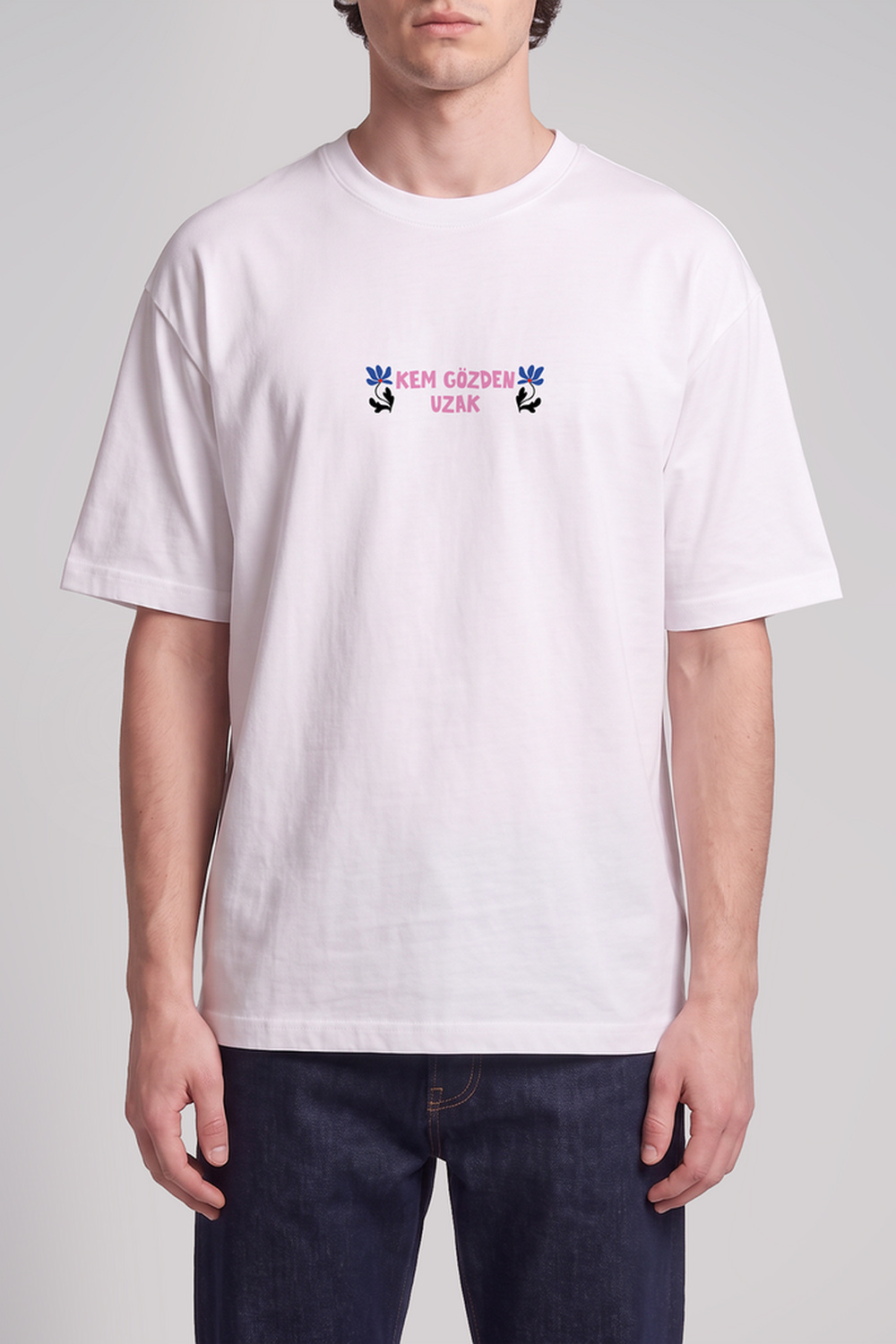 Kem Gözden Uzak Unisex Oversize Tshirt - 6