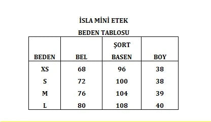 Isla Büzgülü Katlı Fırfırlı Dokuma Mini Şort Etek - 6