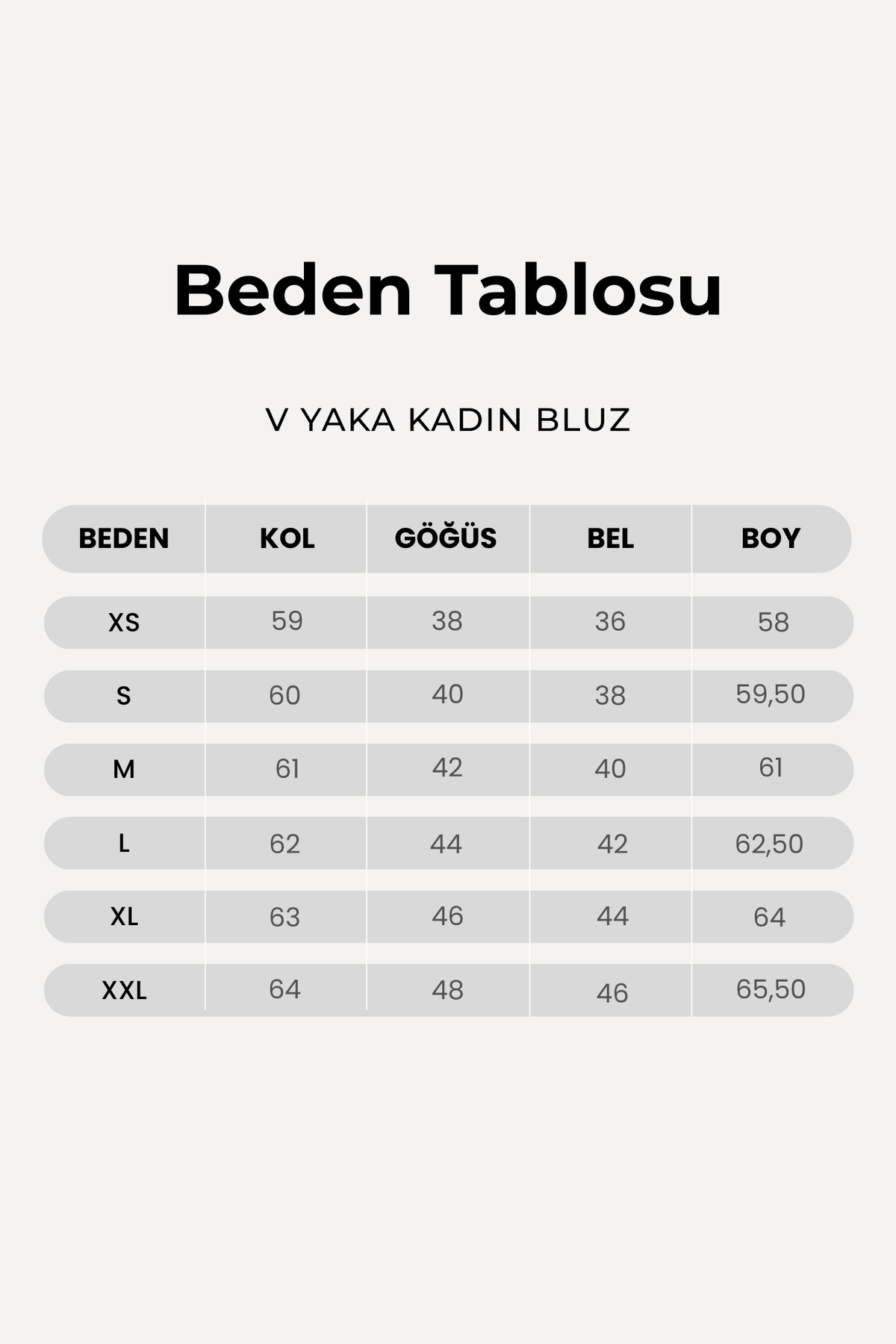 V Yaka Uzun Kollu Kadın Bluz, Antrasit - 3