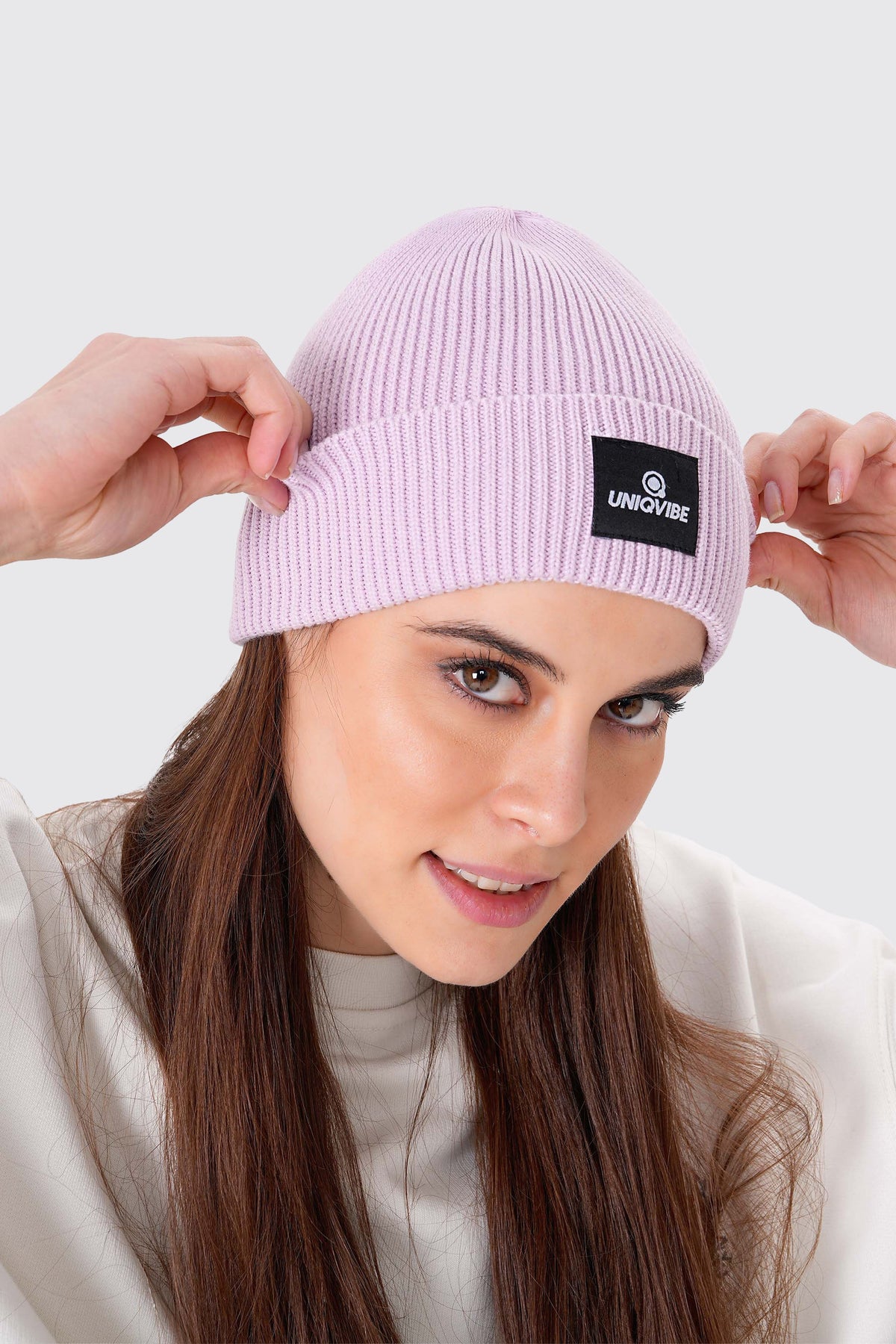 Pink Vibe Pamuklu Bere - 2