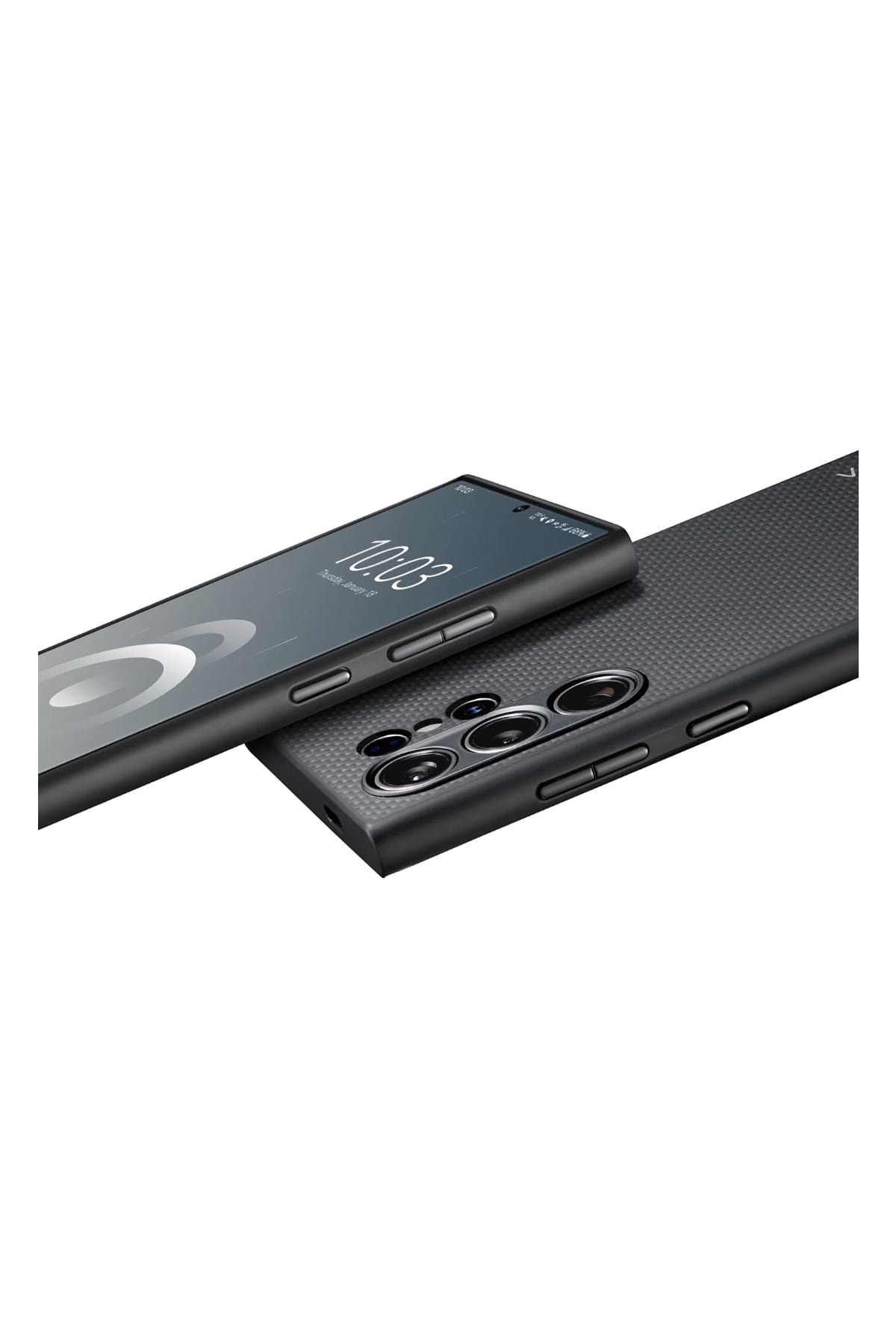 Pinbutton Galaxy S24 Ultra Kılıf Magsafe Uyumlu Aramid Fiber 3 Fonksiyon Butonlu