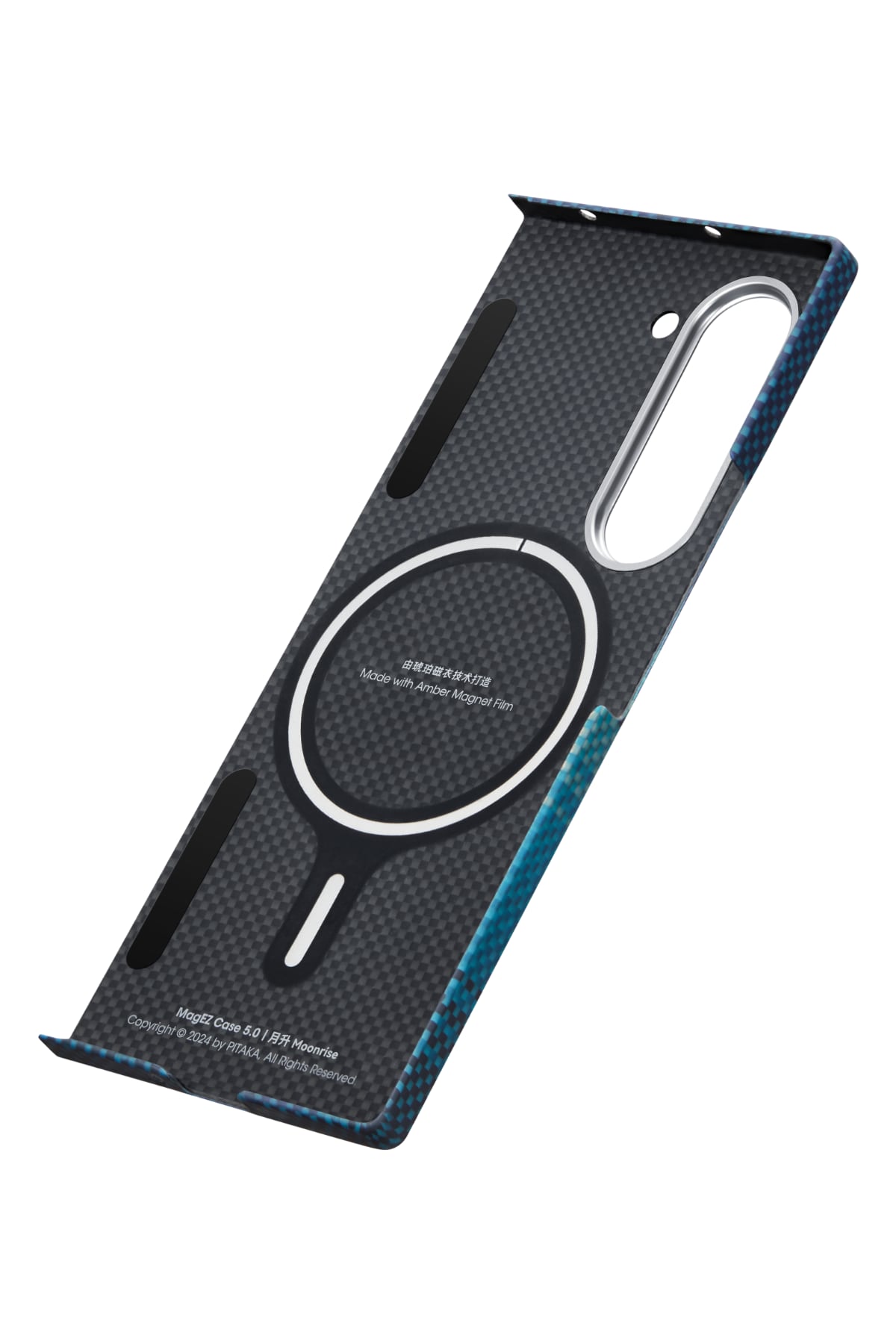 Tactile Woven Galaxy Z Fold 6 Magsafe Uyumlu Aramid Fiber Kılıf Moonrise