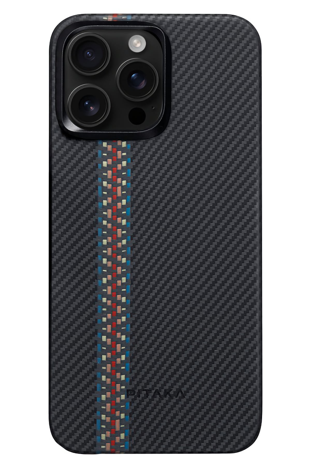 Tactile Woven Iphone 15 Pro Magsafe Uyumlu 600D Aramid Fiber Kılıf Rhapsody