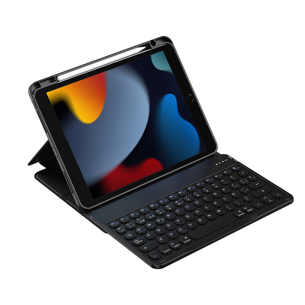Protective Gizli Kalem Bölmeli Klavyeli Ipad Kılıfı