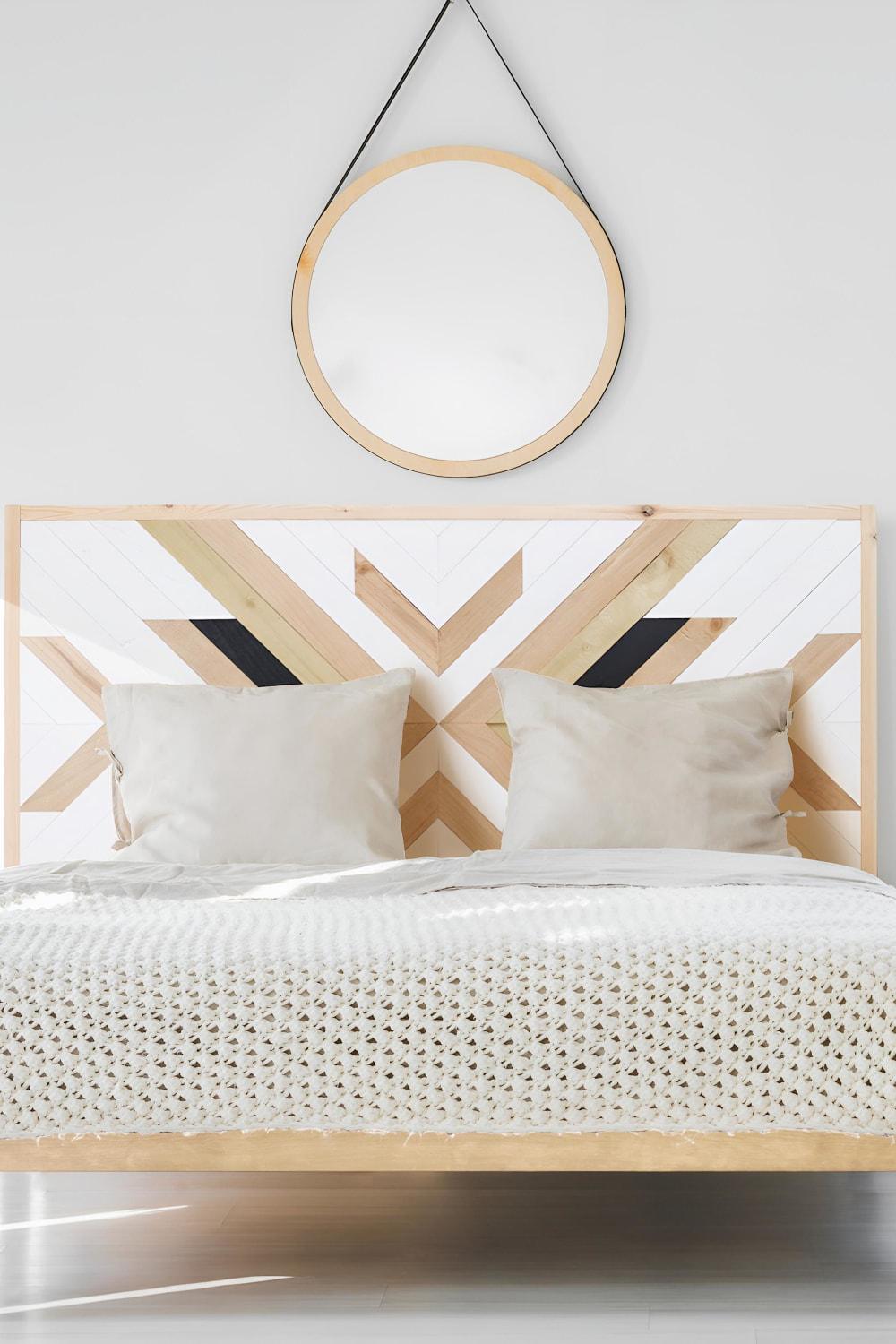 Postotto Design Studio-Otto Çift Kişilik Ahşap Yatak / Baza Başlığı-Yatak-1-Milagron.com