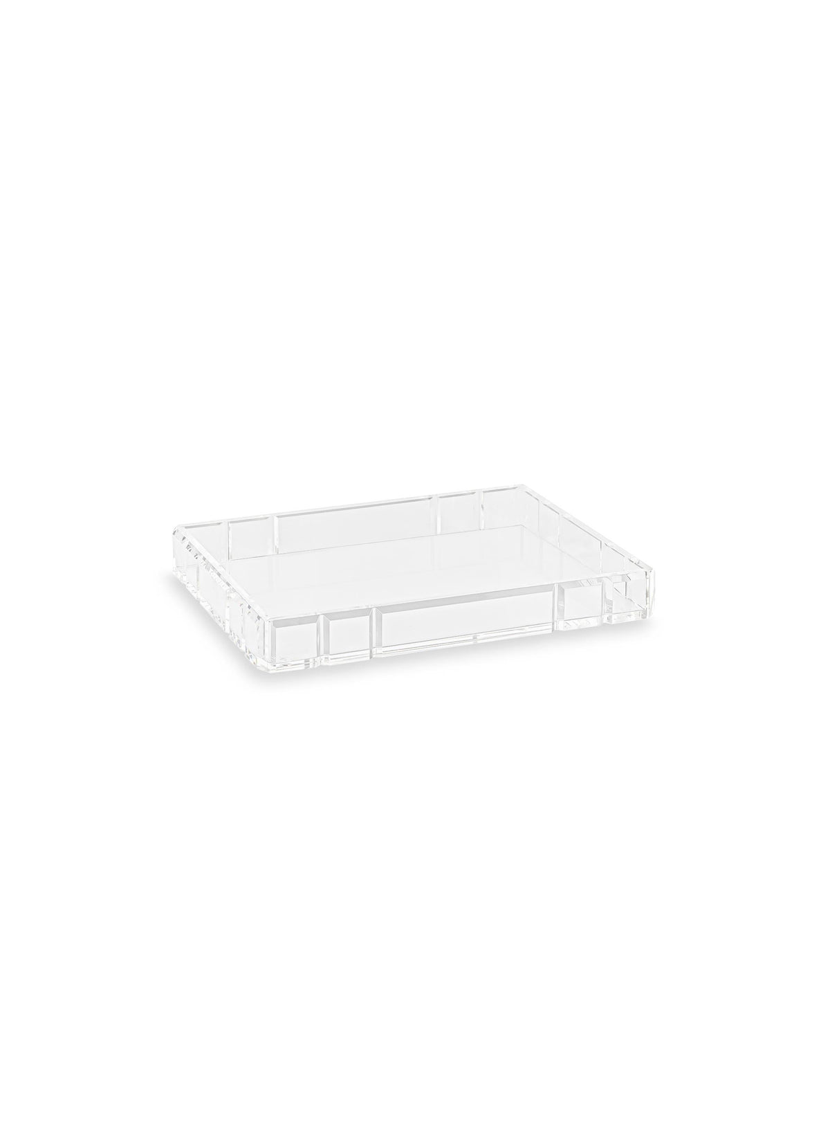 Memonza-Qbella Kristal Kesim Tepsi, Small, Şeffaf-Tepsi-1-Milagron.com