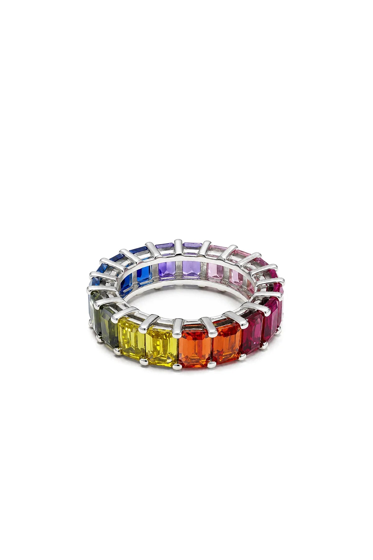 Rainbow Trinity 925 Ayar Gümüş Yüzük
