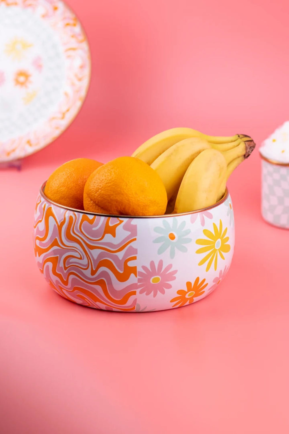 Emaylab-Retro Hippie Emaye Sunum Kasesi-Tabak & Kase-1-Milagron.com