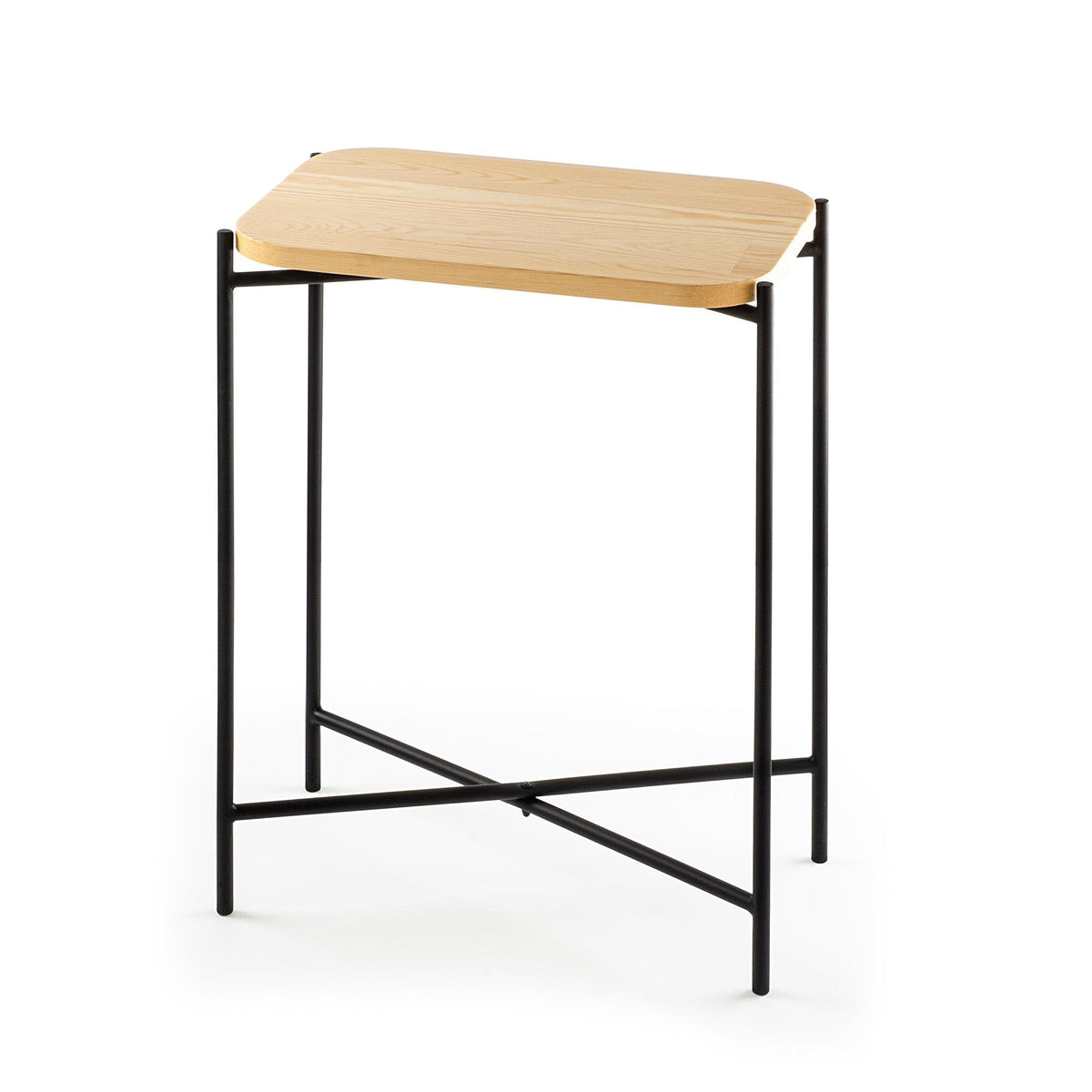 Shb-003 Dekoratif Ahşap Metal Sehpa
