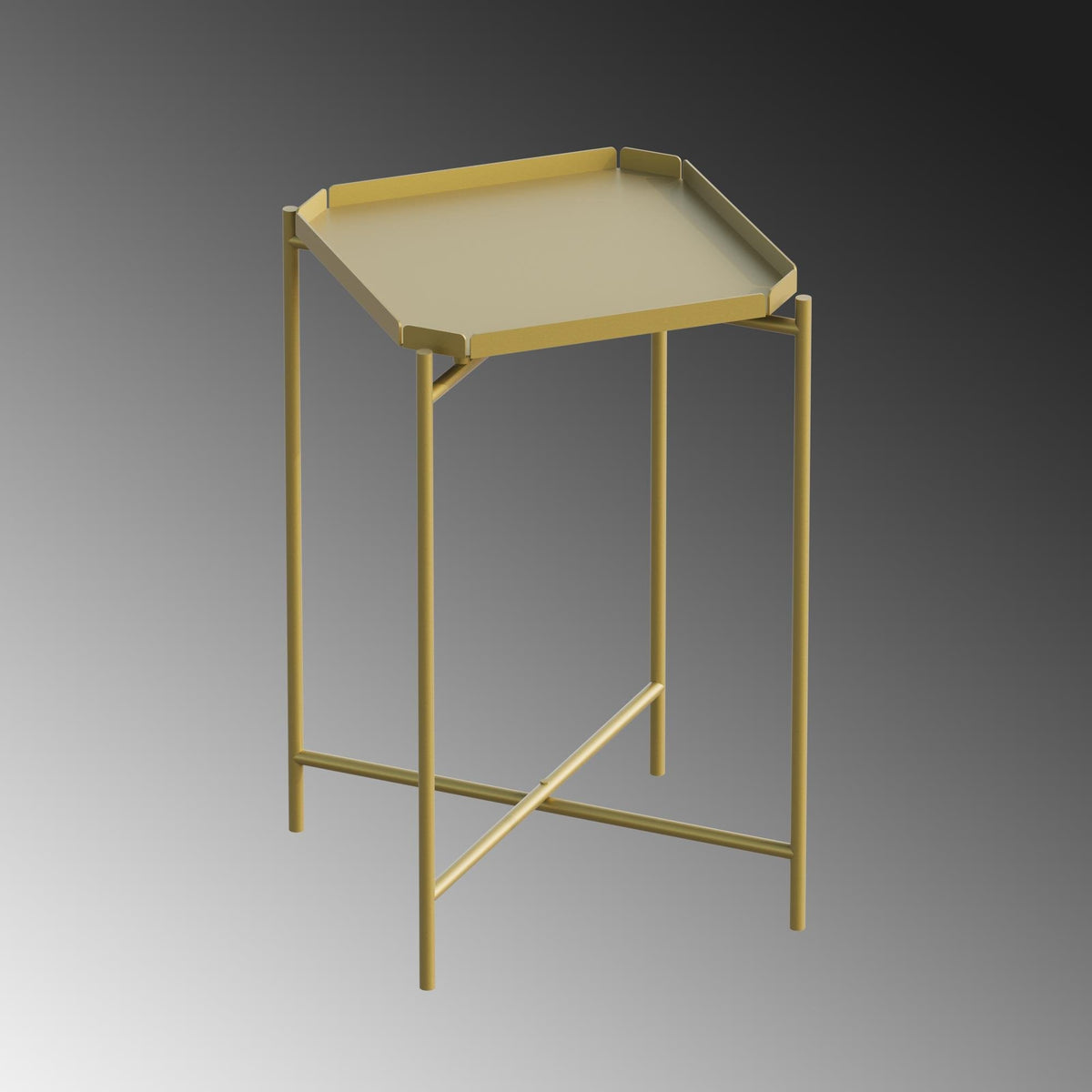 Shb-008-A Dekoratif Metal Sehpa