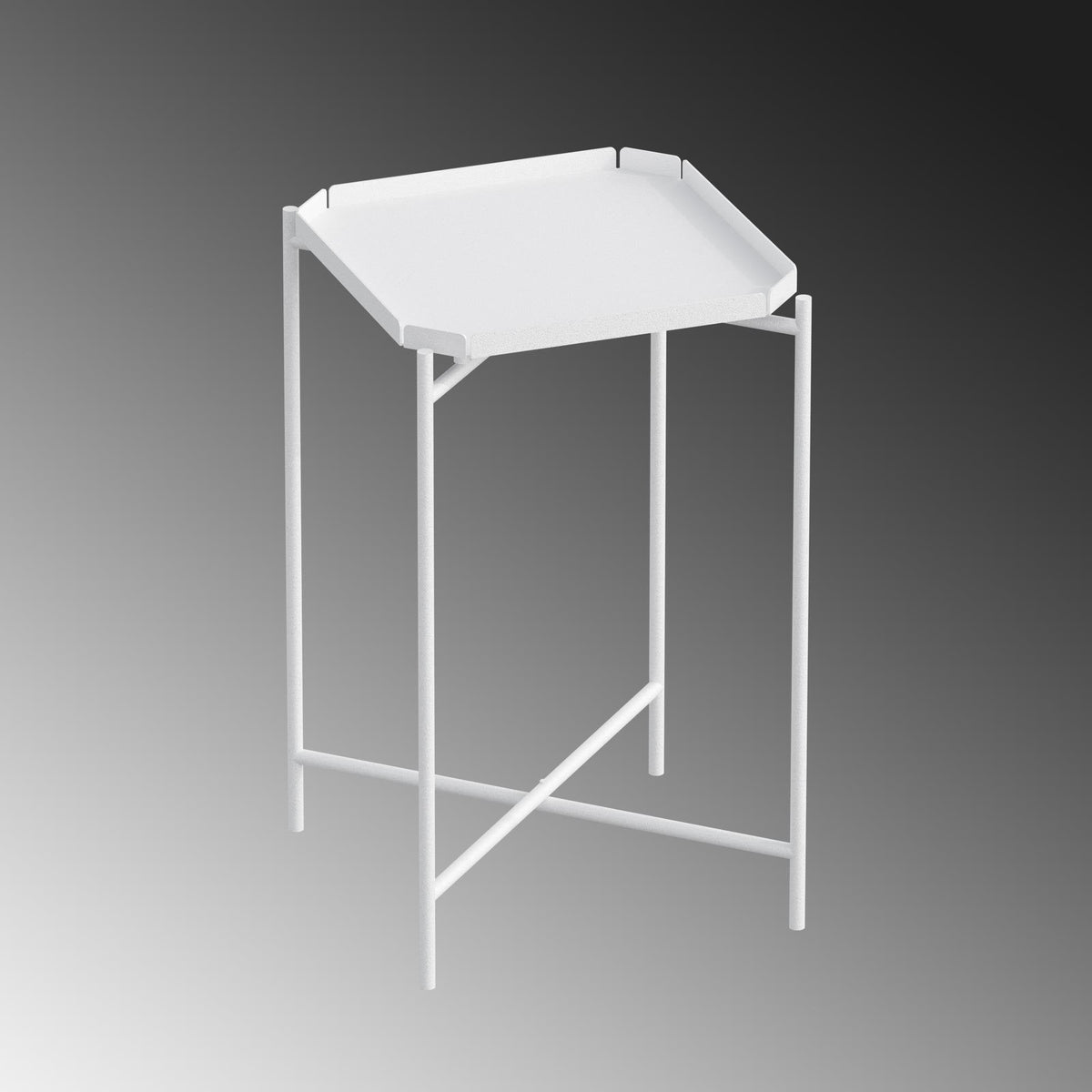 Shb-008-B Dekoratif Metal Sehpa