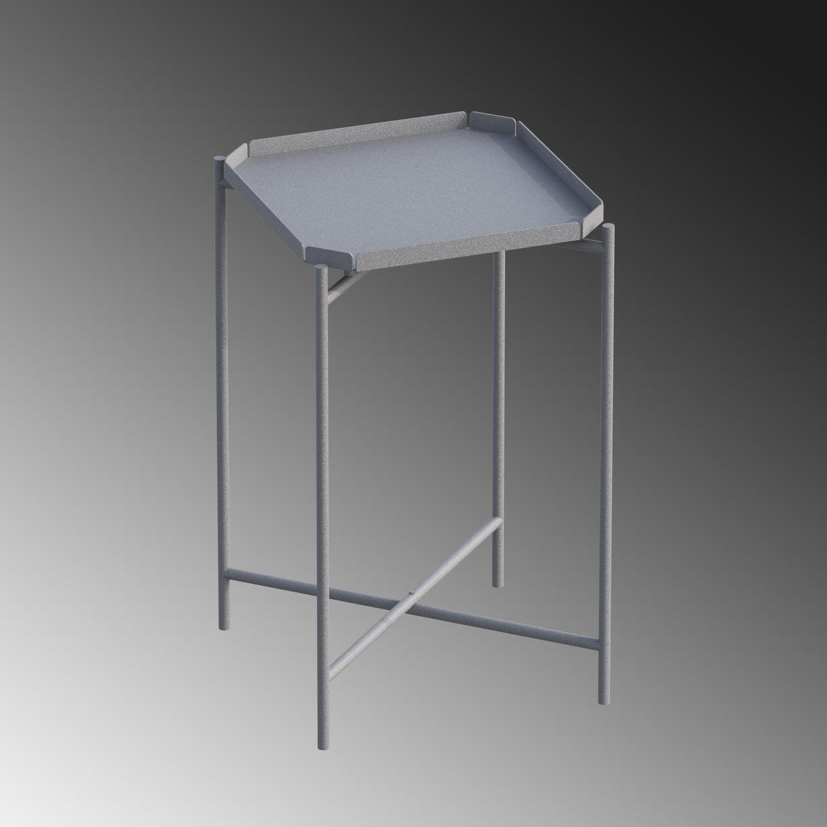 Shb-008-C Dekoratif Metal Sehpa