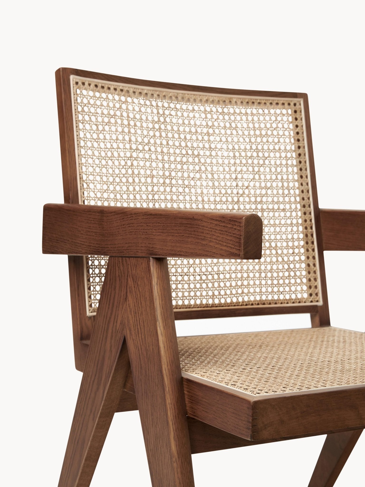 Sissi Masif Meşe Ve Rattan Lounge Koltuk