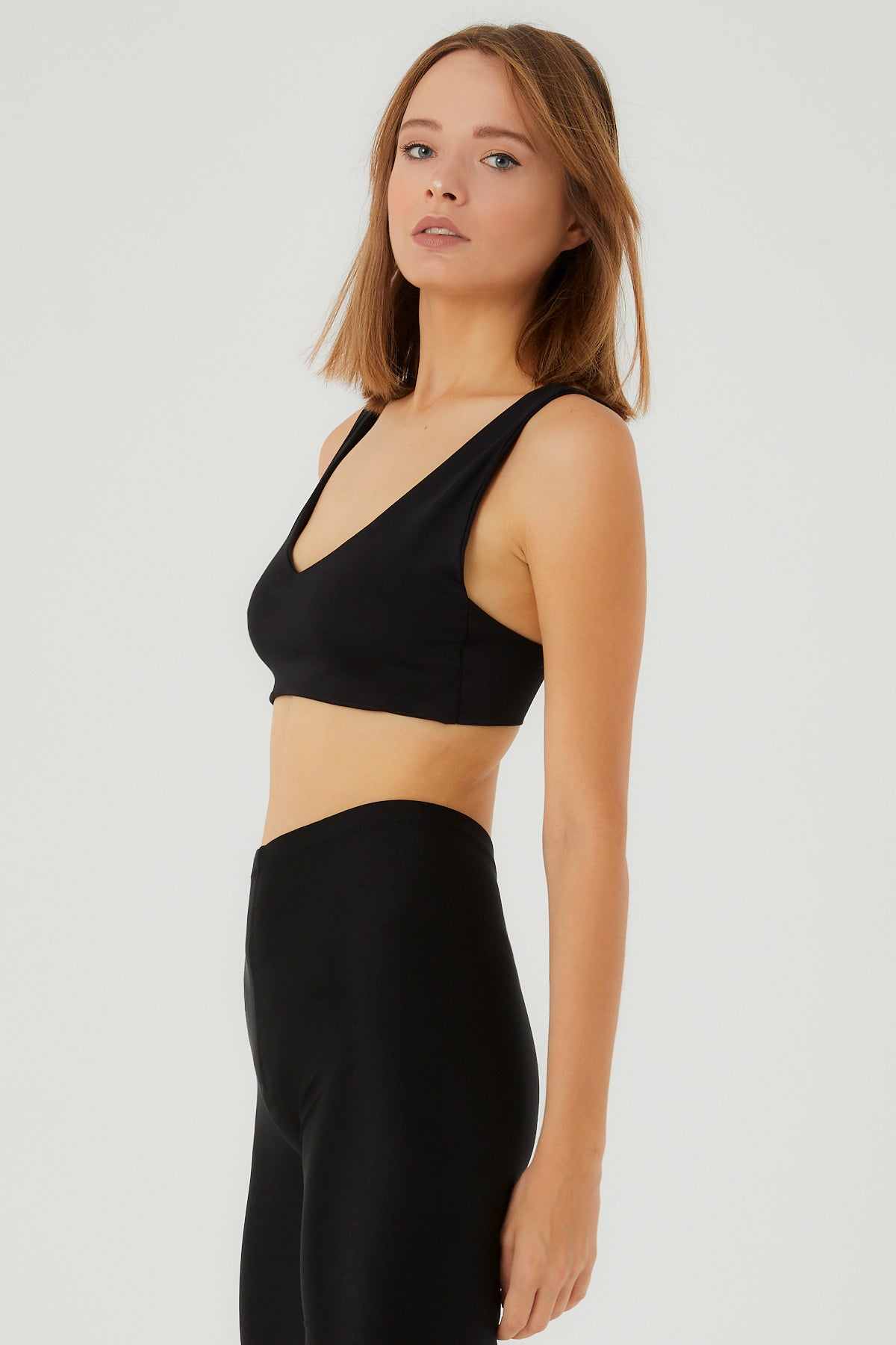 Harmonia Mini Crop Top | Siyah