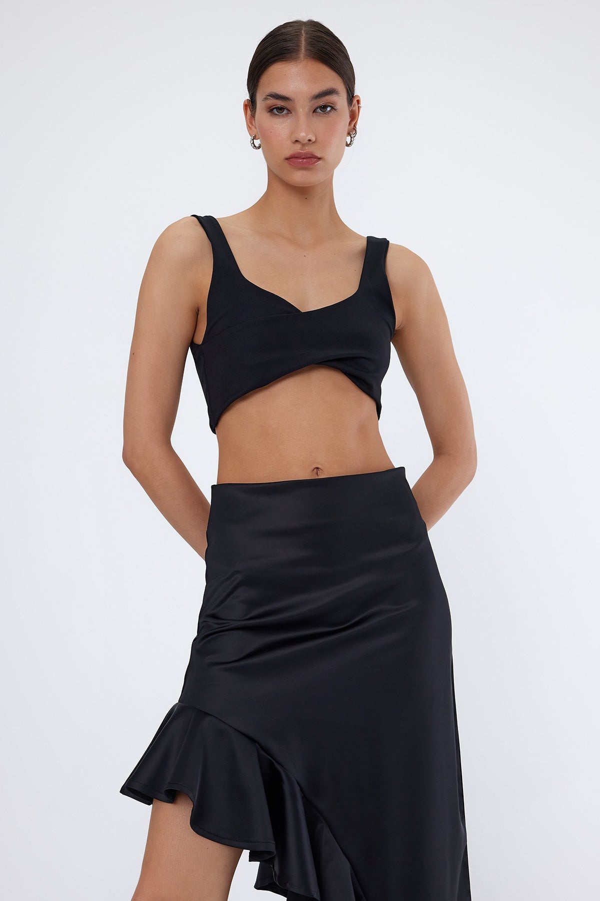 Kyria Crop Top | Siyah