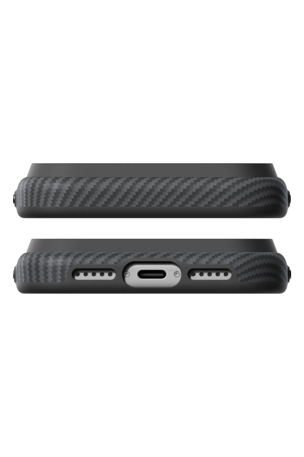 Summa 600D Iphone 18 Pro Max Magsafe Uyumlu Kılıf Black Gray