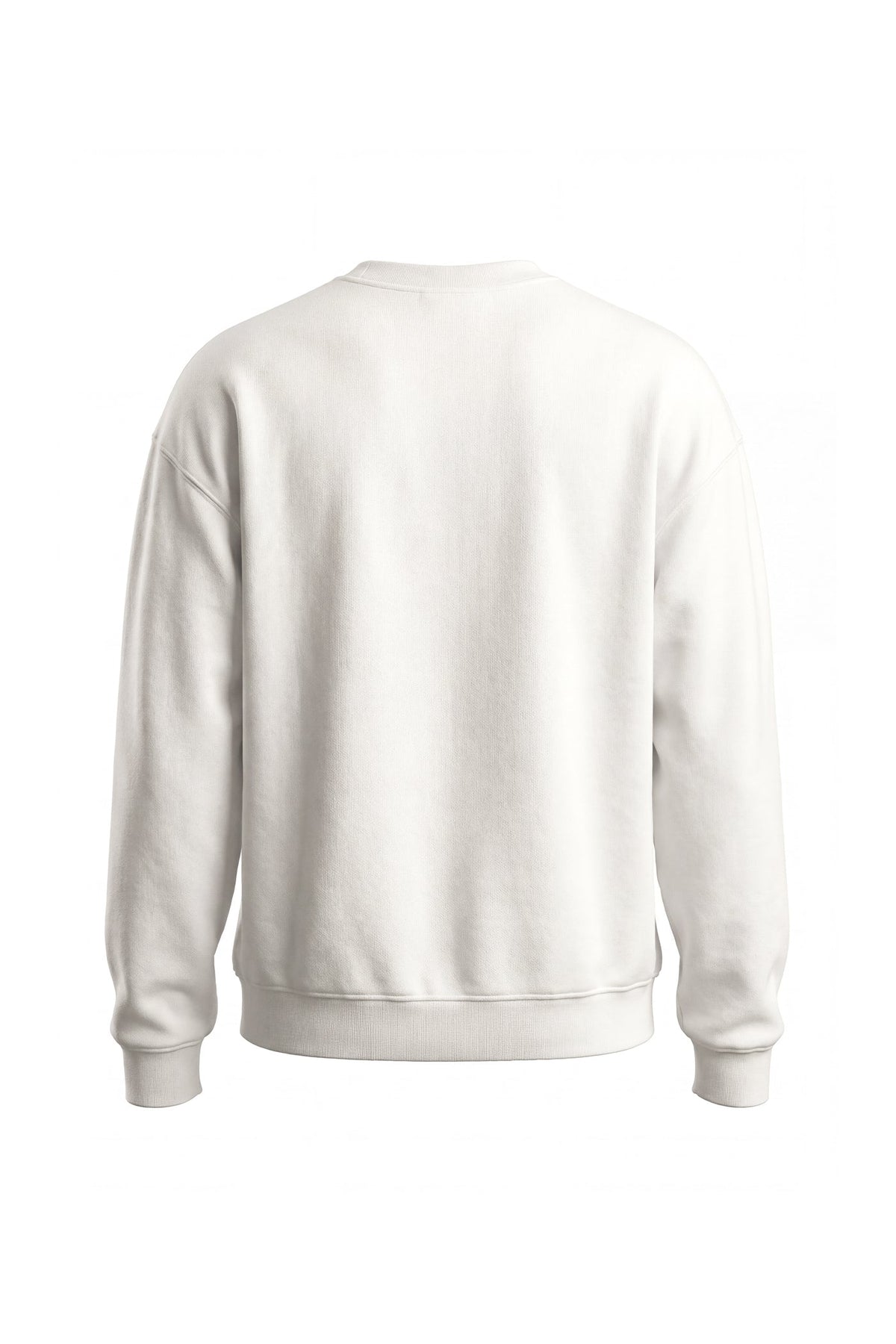 Erkek Relaxed Fit Sweatshirt - Kırık Beyaz
