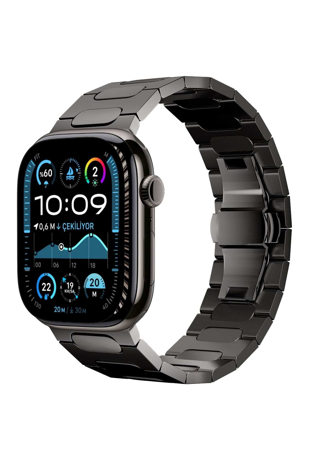 Titanova Apple Watch Uyumlu Titanyum Kordon Arduvaz