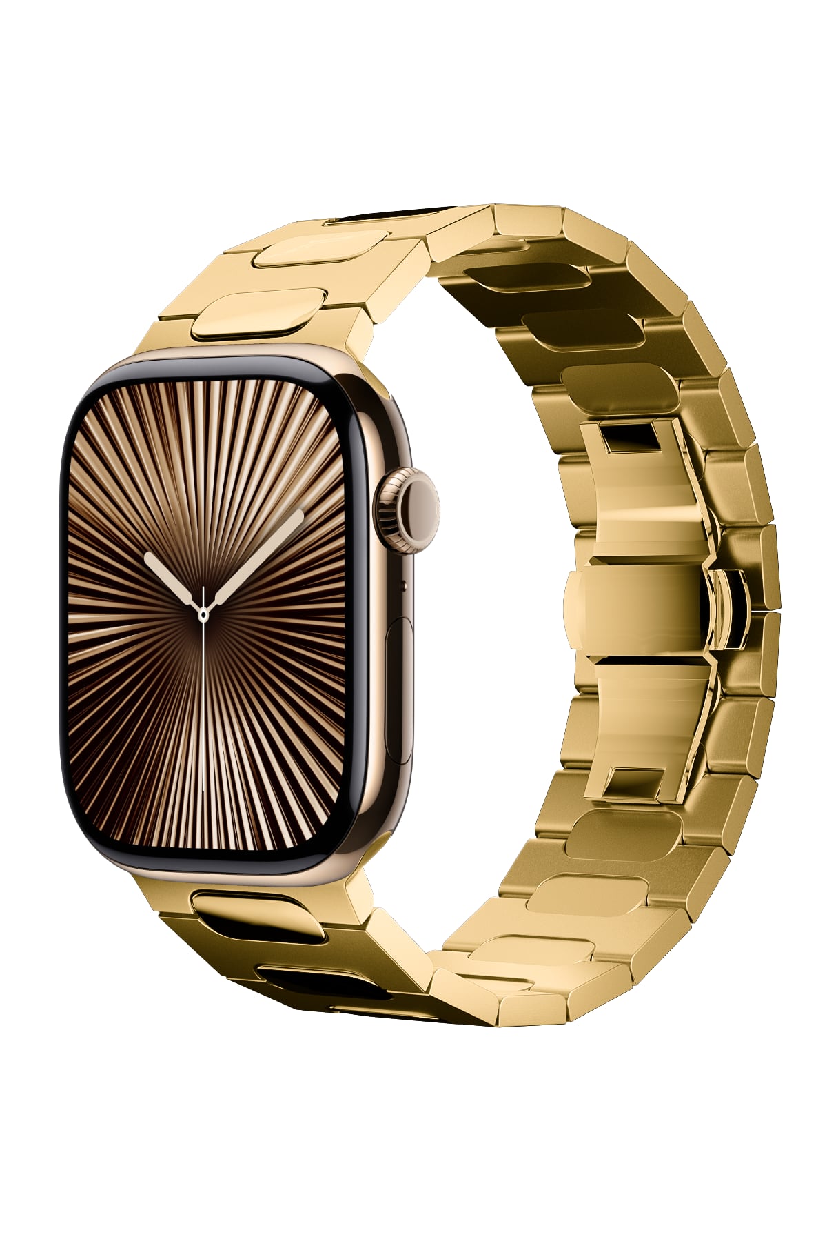 Titanova Apple Watch Uyumlu Titanyum Kordon Gold