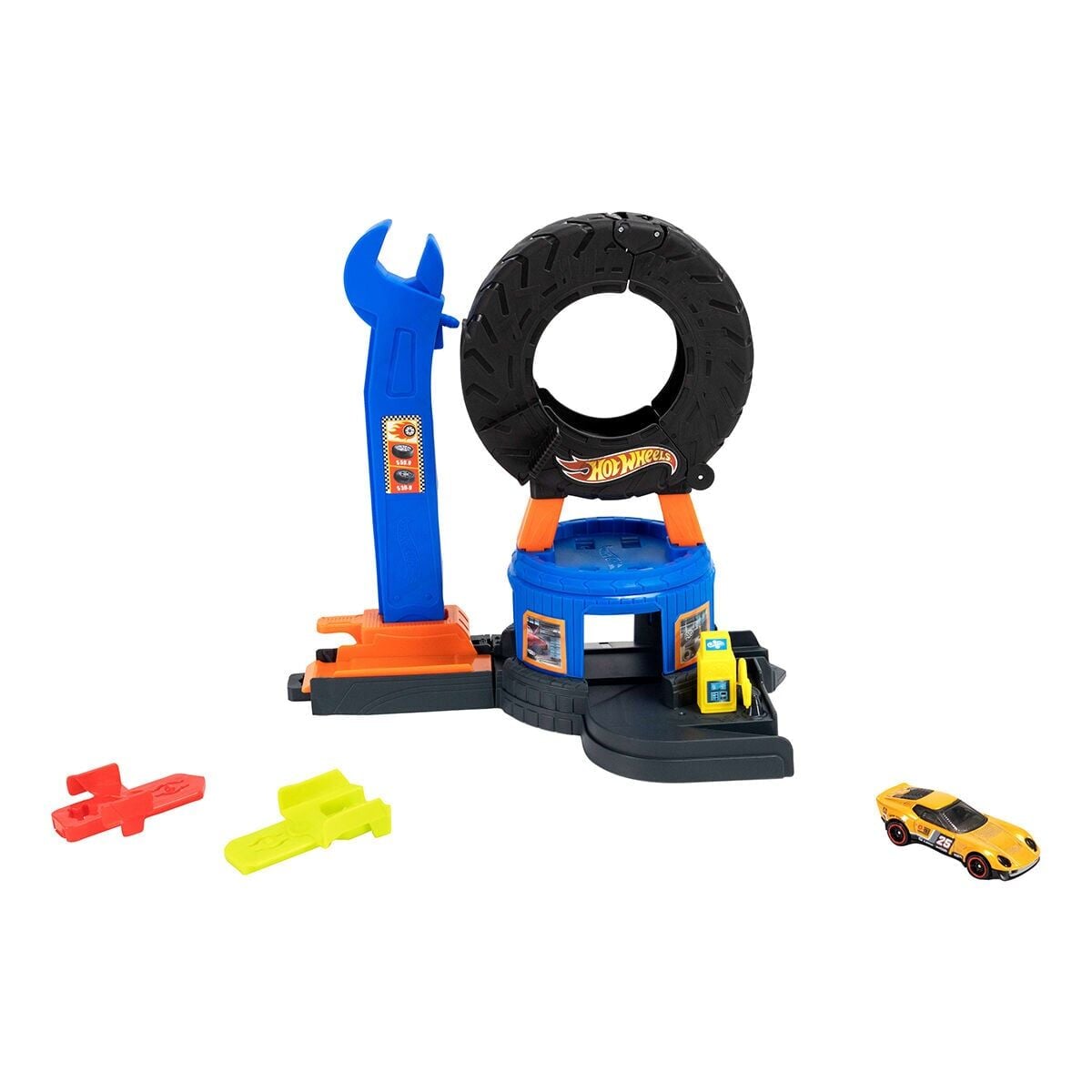 Jhl75 Hot Wheels City Şehir Merkezi Lastik Garajı Oyun Seti