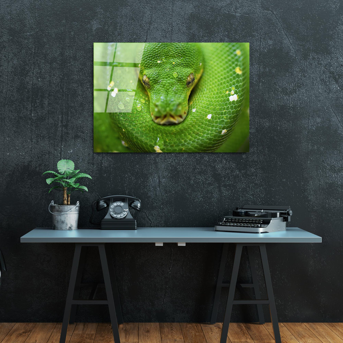 Uv-287 Baskılı Cam Dikdörtgen Duvar Tablosu