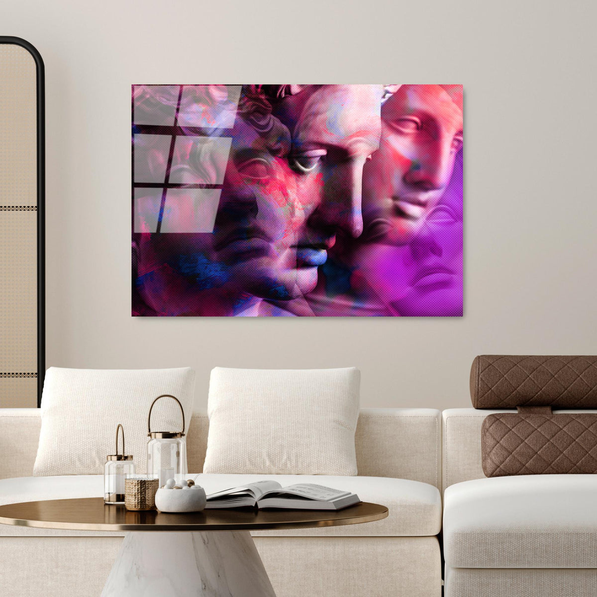 Uv-763 Baskılı Cam Dikdörtgen Duvar Tablosu