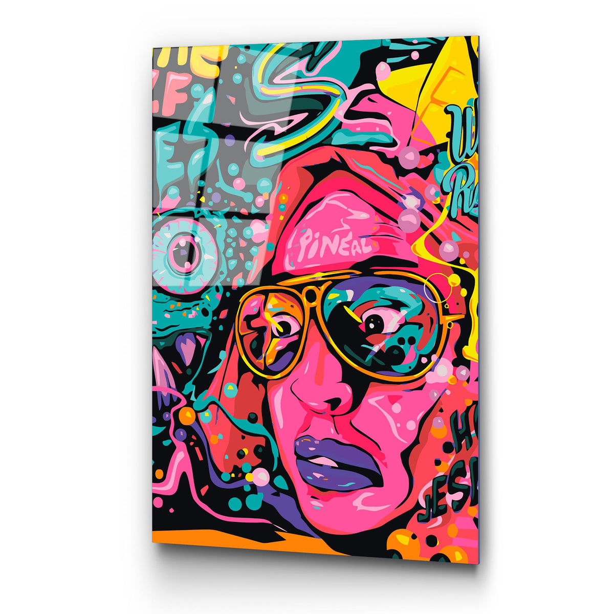 Uv-790 Baskılı Cam Dikdörtgen Duvar Tablosu
