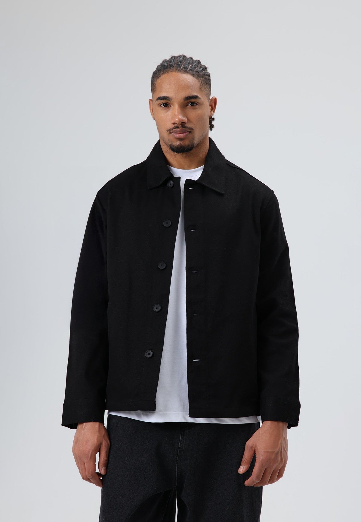 Boxy Fit Gabardin Ceket