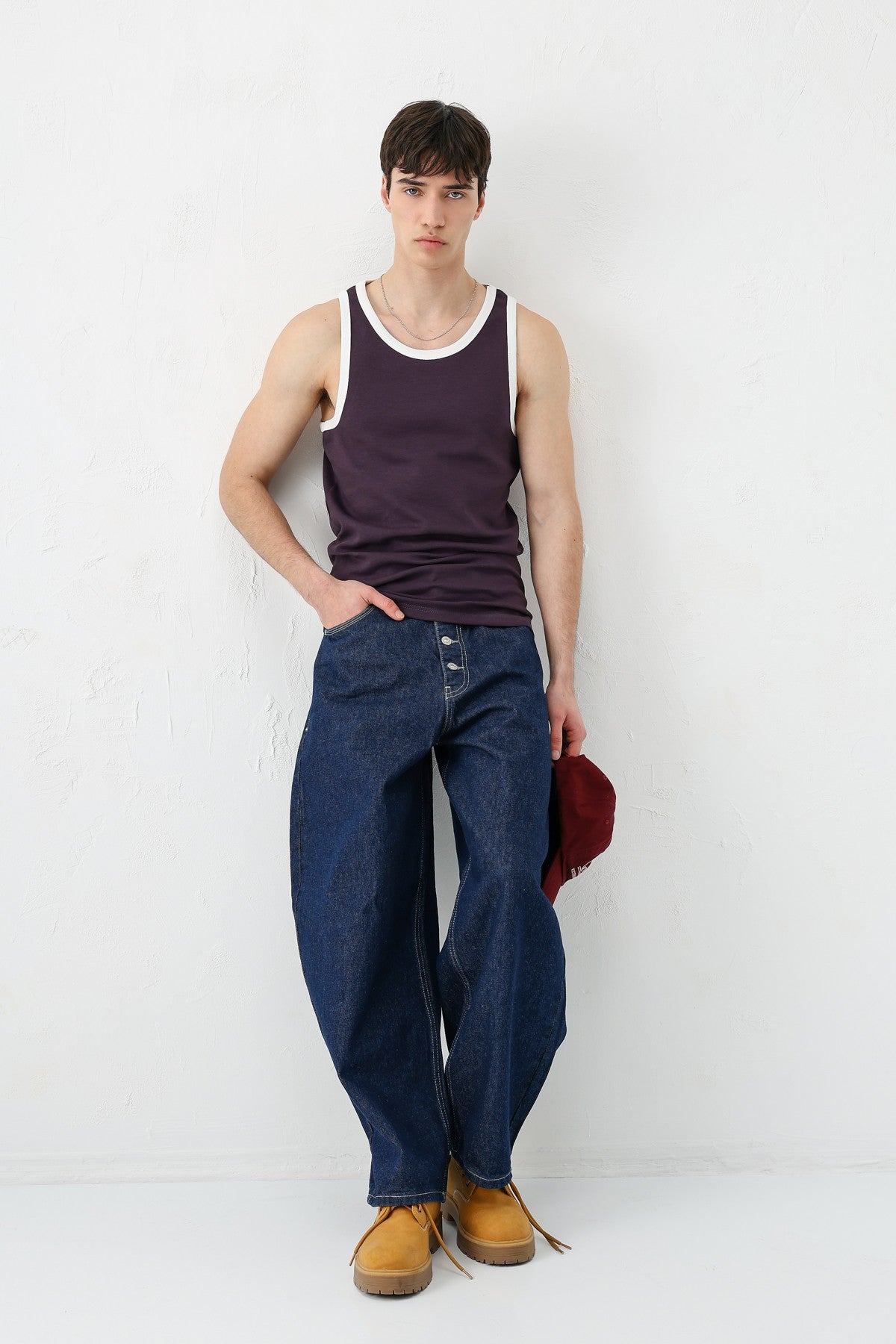 Oversize Askılı Tişört