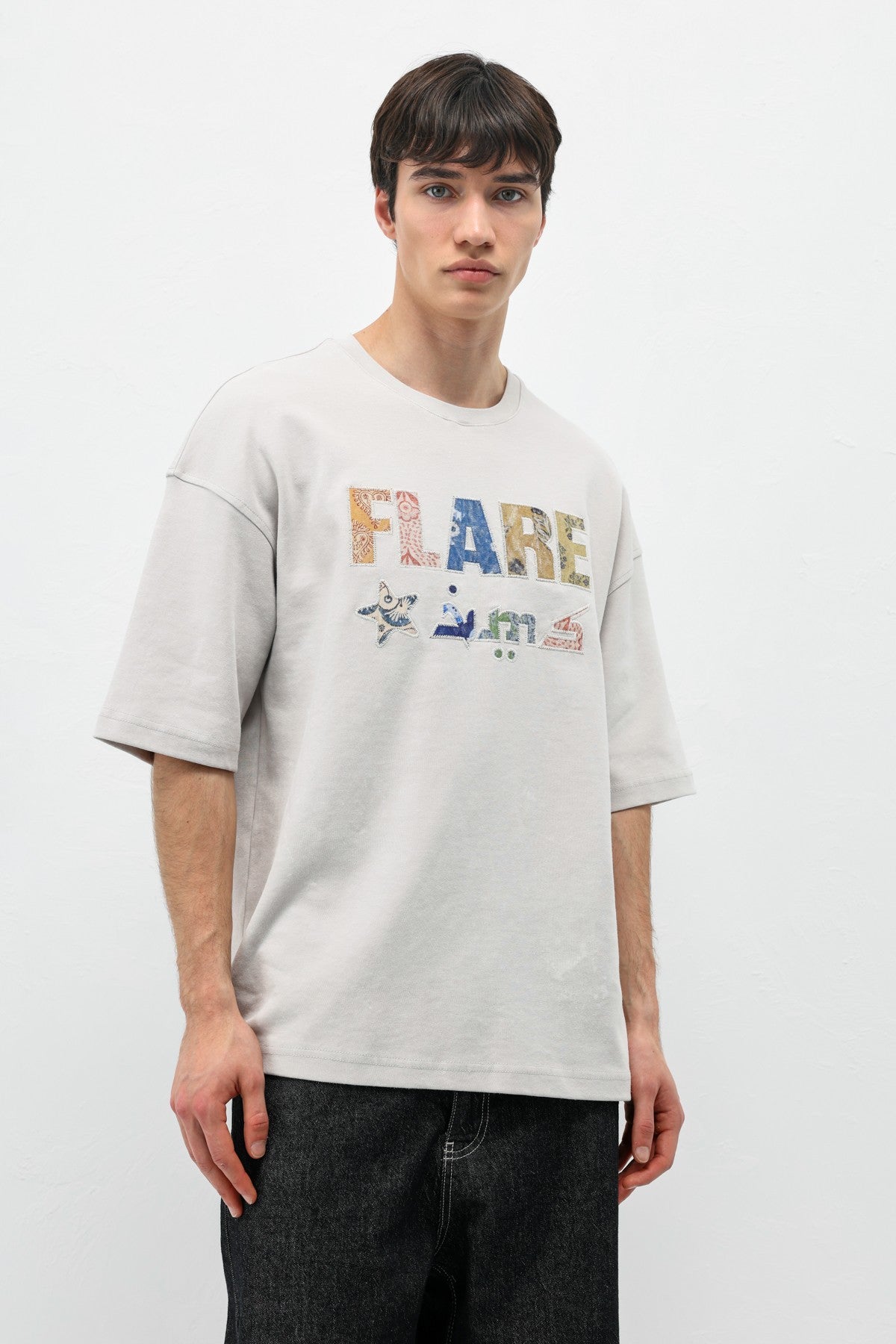 Baskılı Oversize Tişört