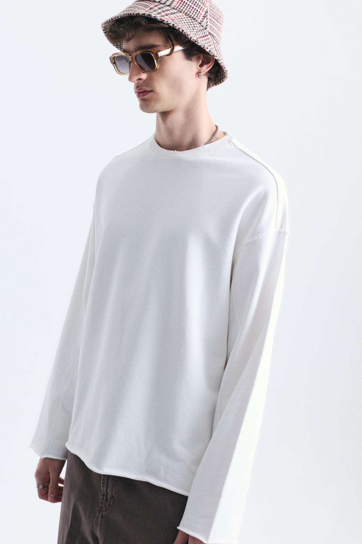 Dikiş Detaylı Oversize Sweatshirt