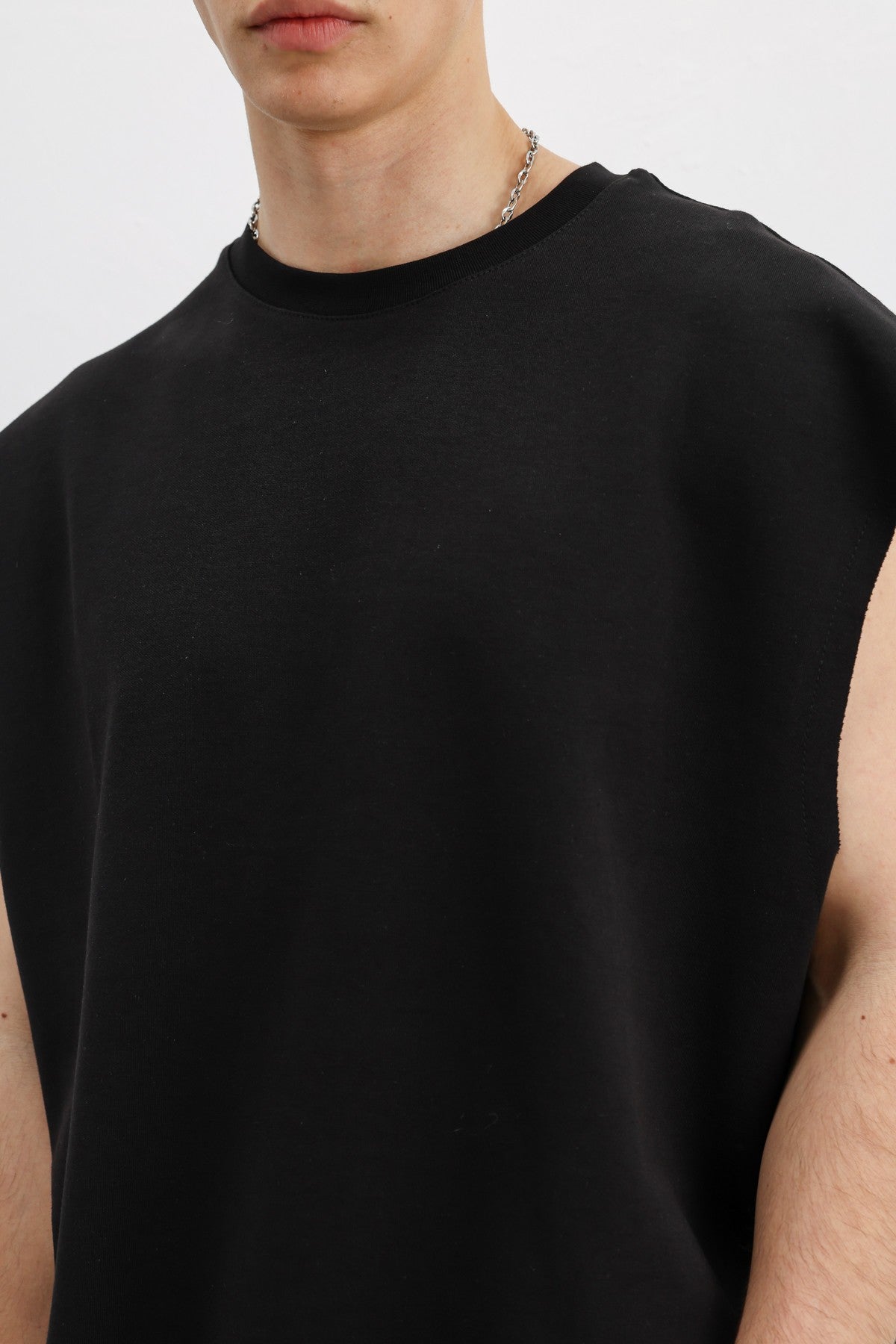 Oversize Kolsuz Basic Tişört