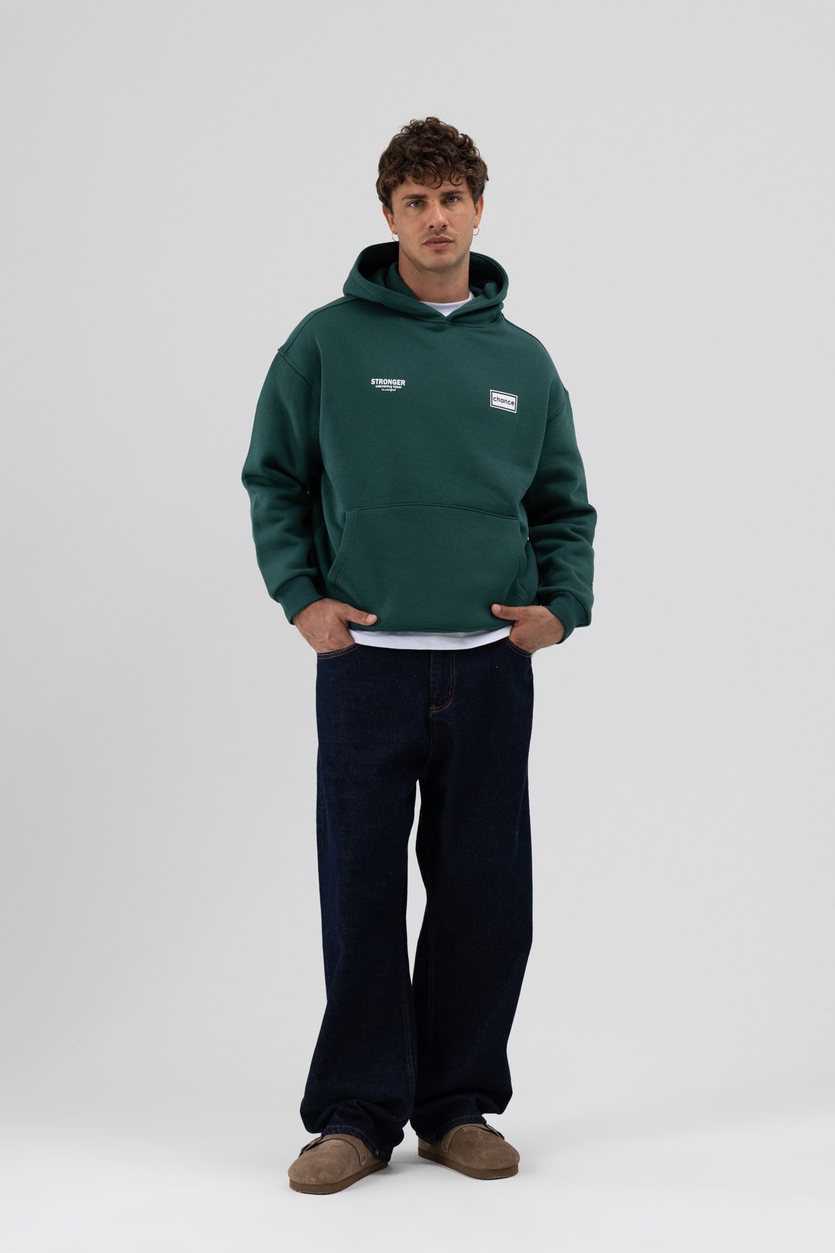Oversize Arka Baskılı Sweatshirt