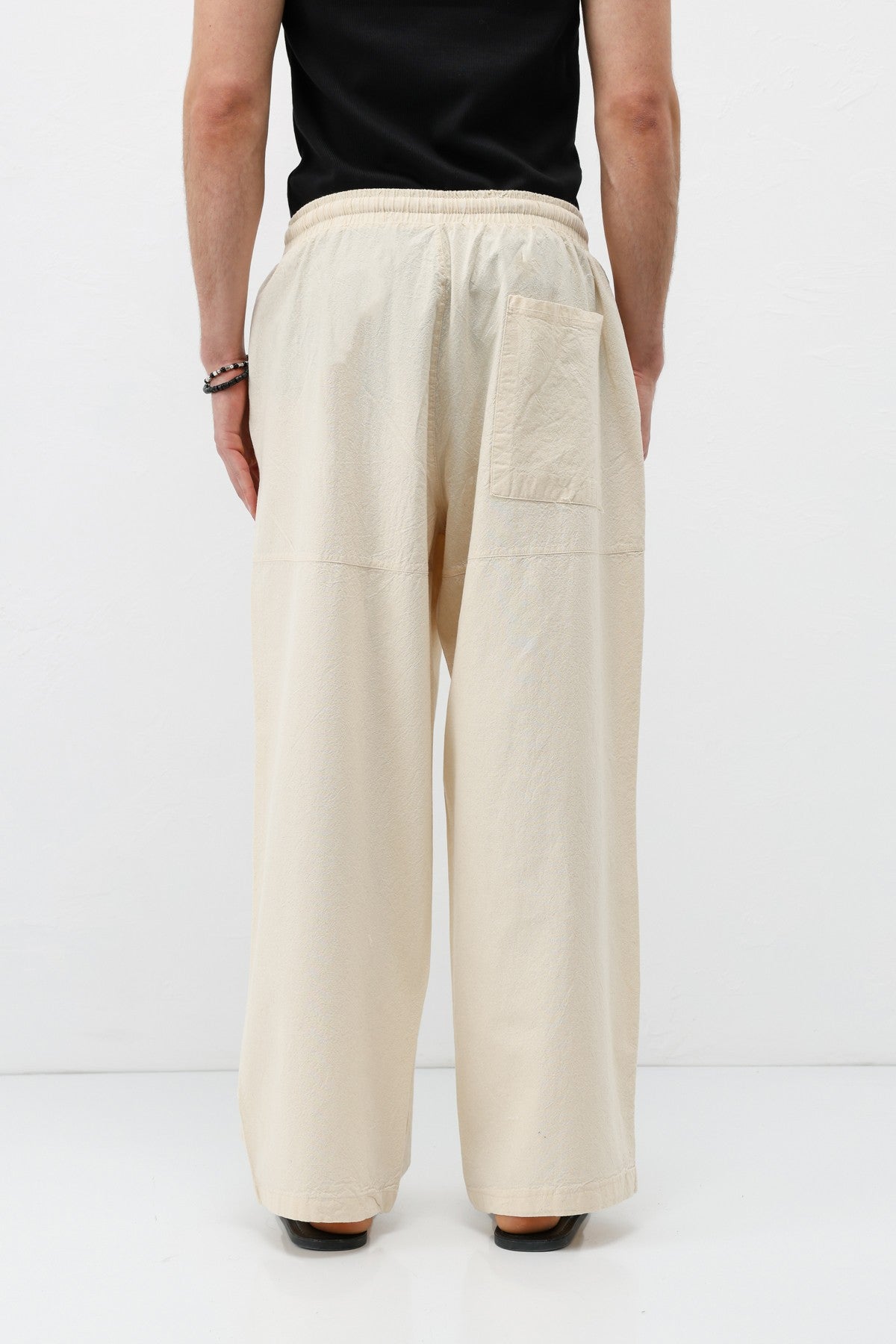 Super Baggy Fit Keten Pantolon