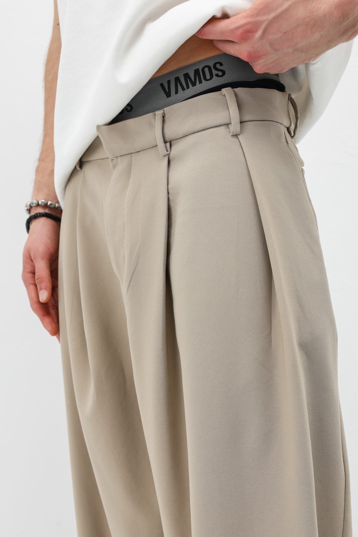 Barrel Fit Tailored Pantolon