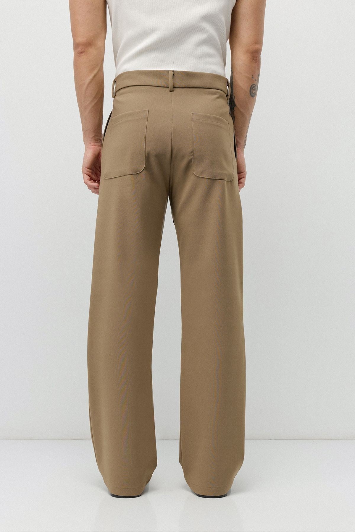 Yüksek Bel Flare Fit Pantolon