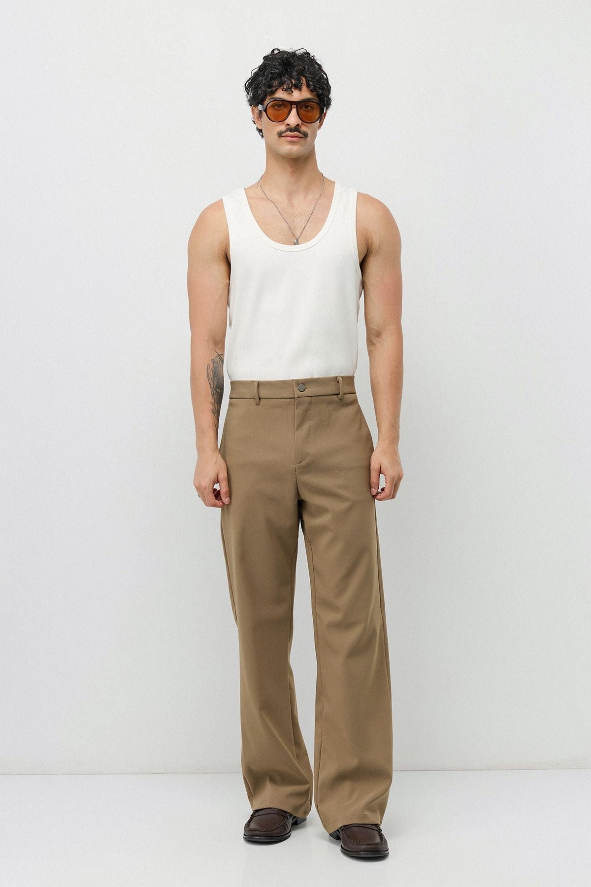 Yüksek Bel Flare Fit Pantolon