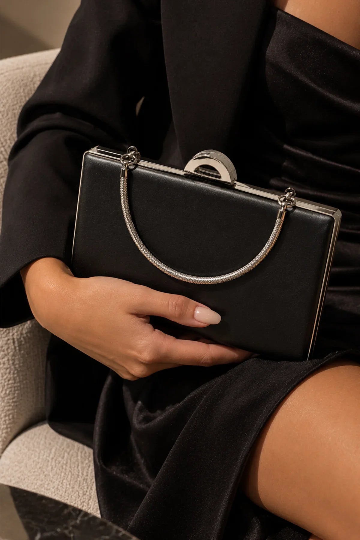 Vela Clutch Deri El Çantası