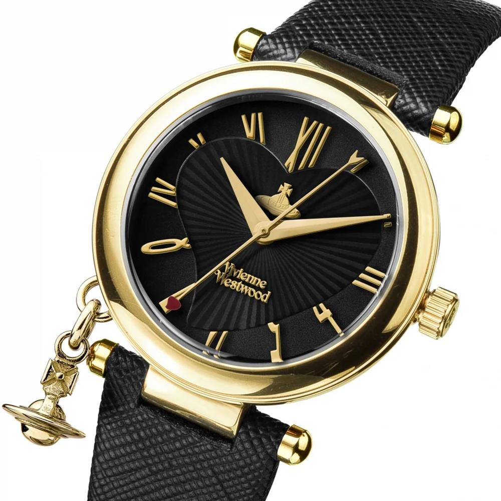 Vivienne Westwood Vv006Gdblk Kadın Kol Saati
