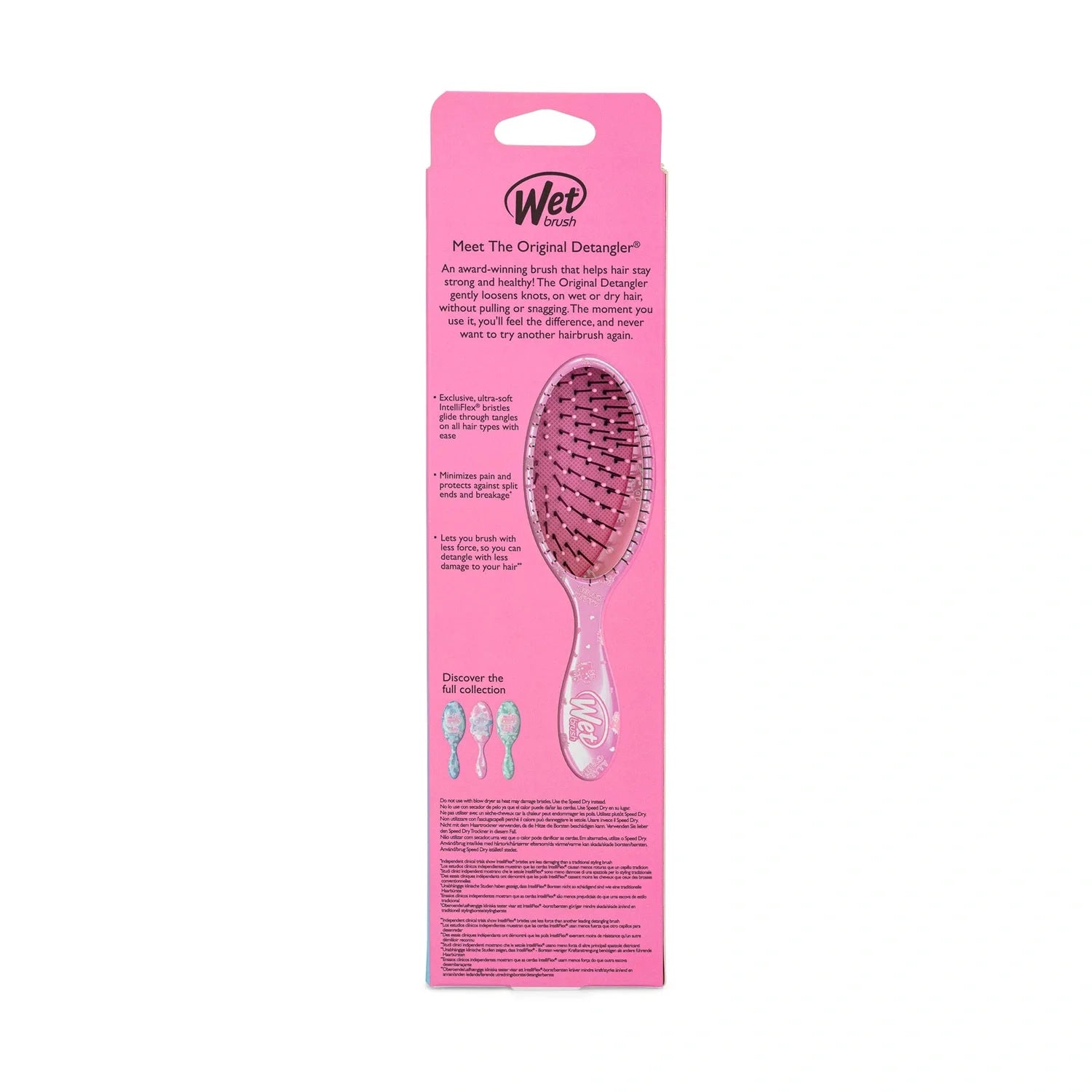 Wet Brush Hello Kitty Dolaşık Açıcı Saç Fırçası Pembe