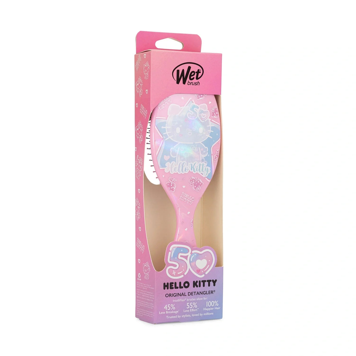 Wet Brush Hello Kitty Dolaşık Açıcı Saç Fırçası Pembe
