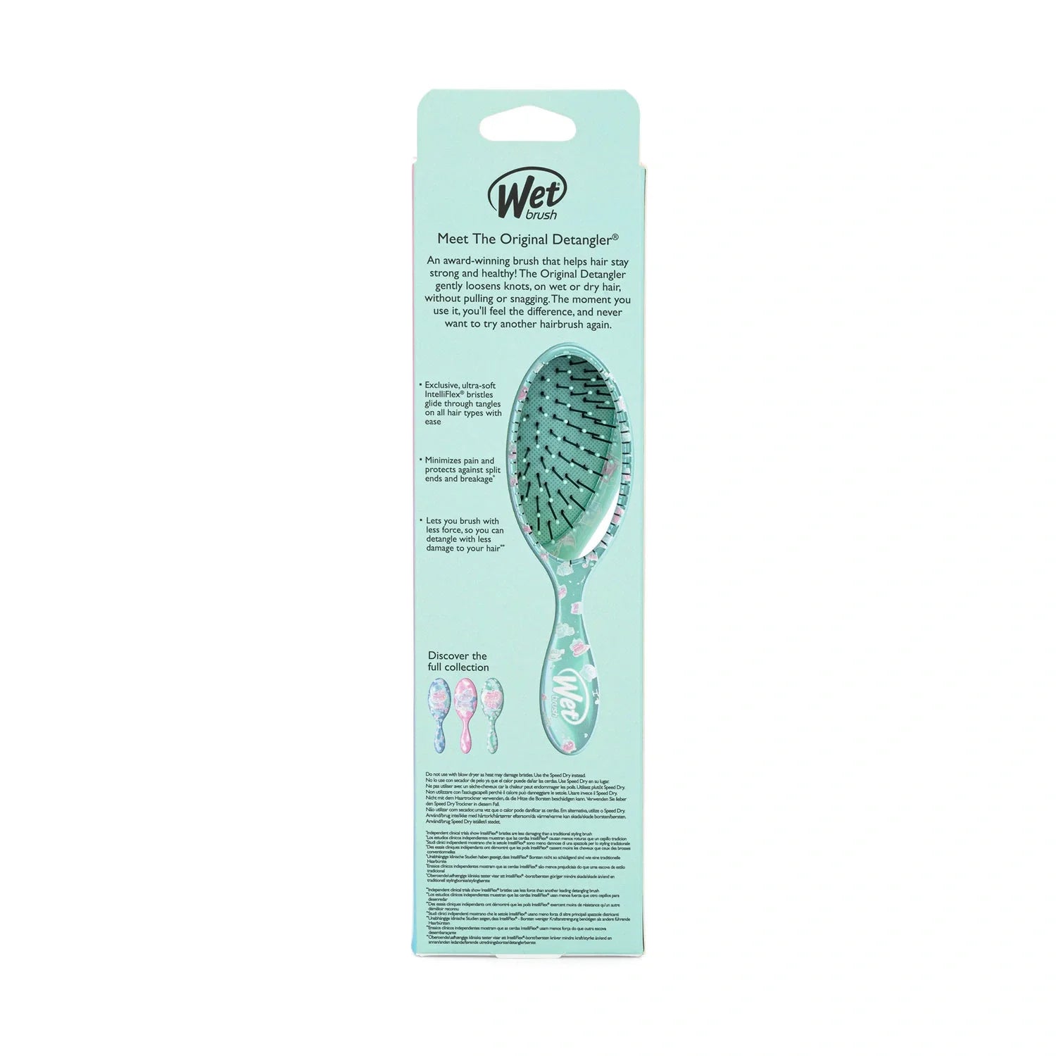 Wet Brush Hello Kitty Dolaşık Açıcı Saç Fırçası Yeşil