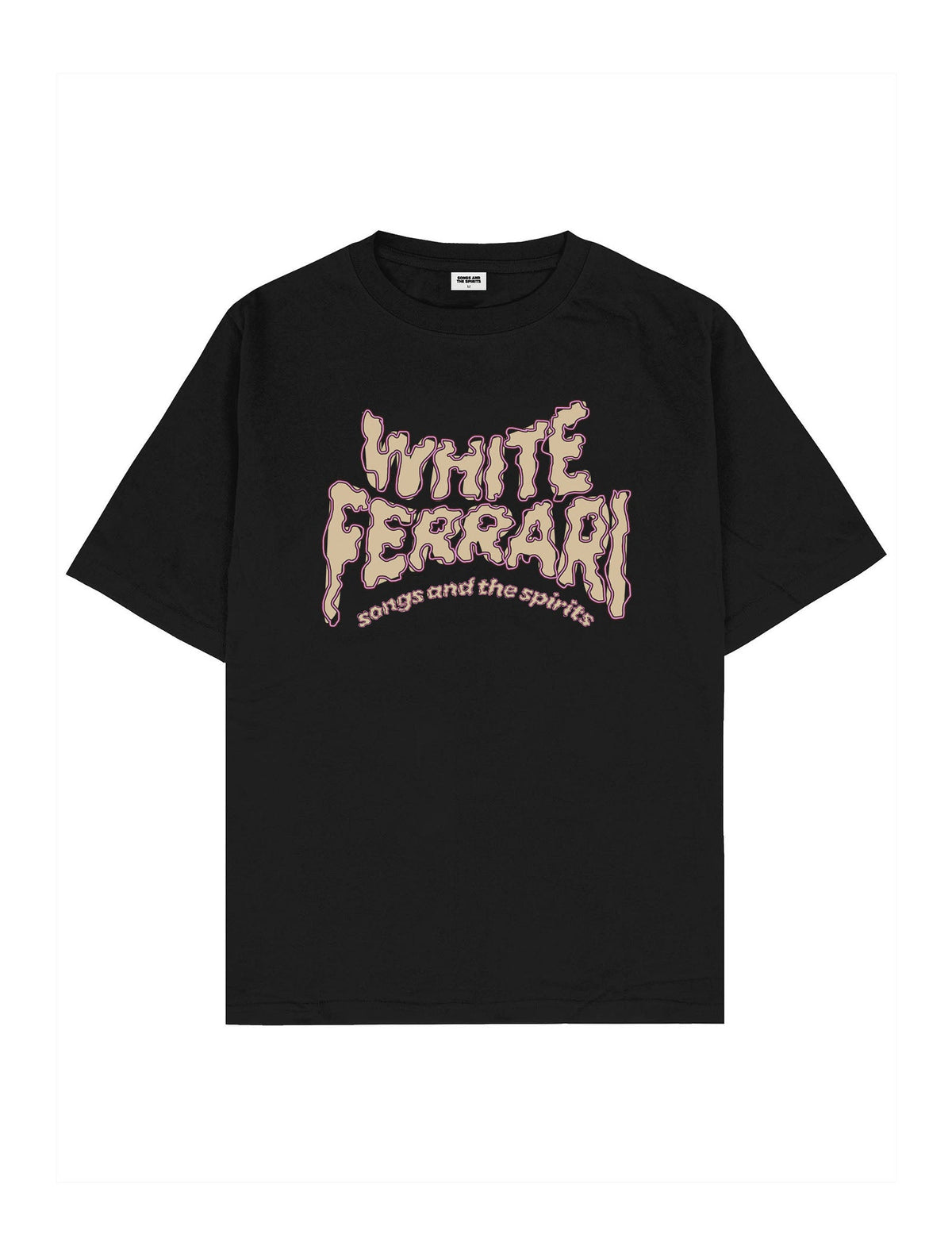 White Ferrari Oversize Tişört