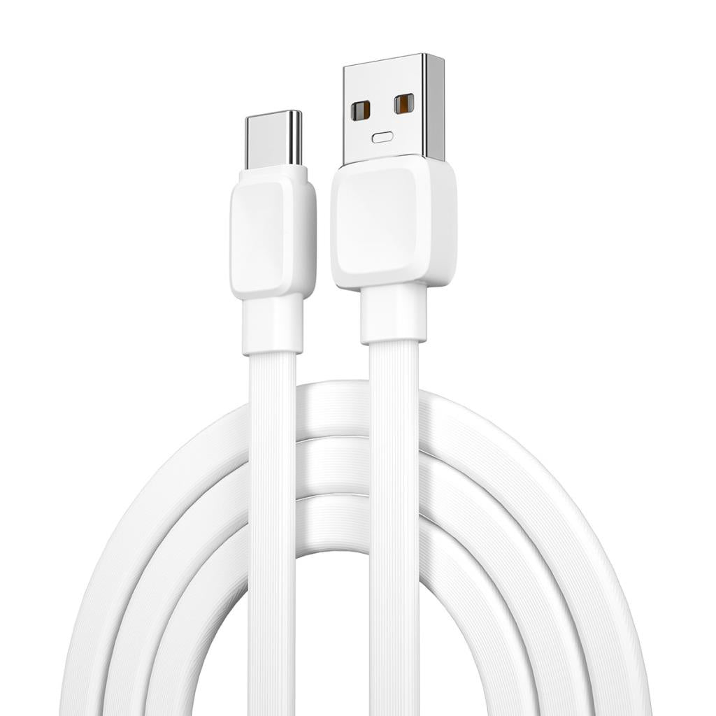 Wi-C003 Yassı Tasarım Type-C Usb Şarj Kablosu 1M