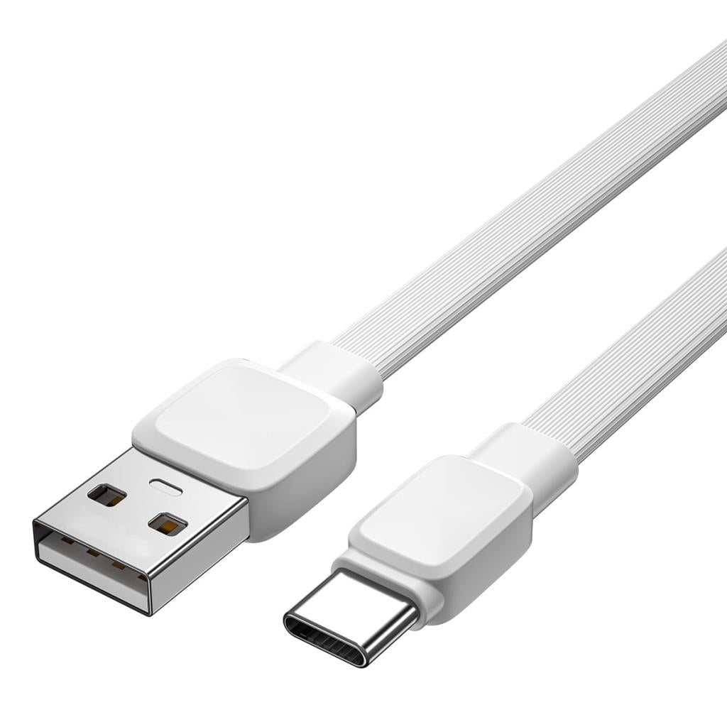 Wi-C003 Yassı Tasarım Type-C Usb Şarj Kablosu 1M