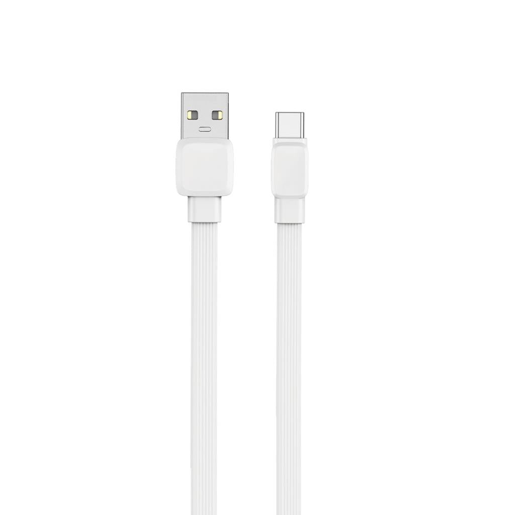 Wi-C003 Yassı Tasarım Type-C Usb Şarj Kablosu 1M