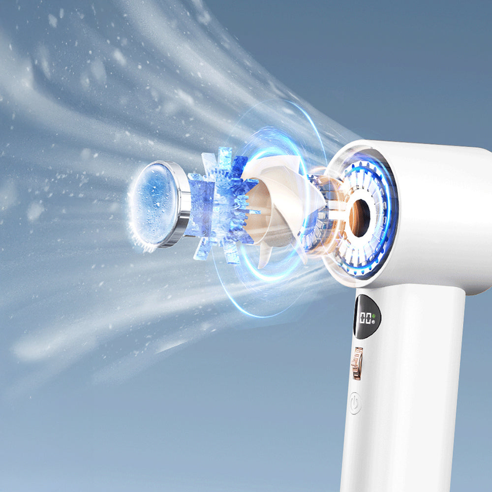 Wi-Fs016 Dijital Led Göstergeli Soğutucu El Fanı