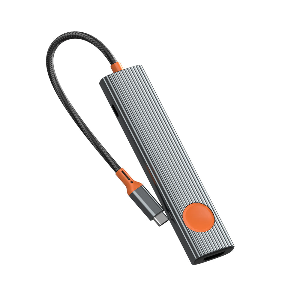 Wi-Hb8007 Travel 7'Si 1 Arada Type-C Dönüştürücü Hub 100W 4K Hdmi