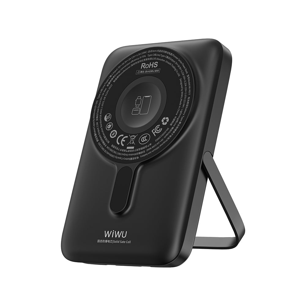 Wi-P077 Pioneer Serisi Standlı Wireless Şarjlı Pd 20W Powerbank 10000Mah 15W